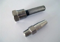 paper trimming stainless steel ceramic insert solid stream needle jet nozzle