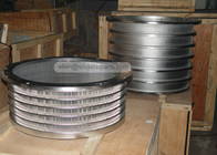 paper making wedge wire slotted outflow pressure screen basket