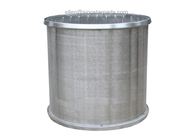 stainless steel drilled screen cylinder paper pulp screen basket