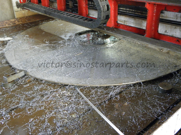 paper pulp making industry hydrapulper stainless steel drilled screen plate