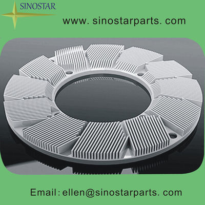 Double disc refiner palte