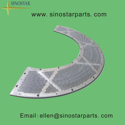 paper pulp drilled screen plate