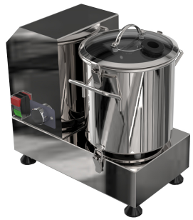 Food Cutting Machine - Variable High-Speed Mixing Control, Safety Interlock Protection, Continuous Ingredient Feeding