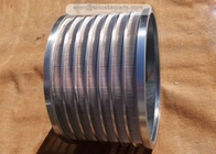 Paper mill wedge wire stainless steel slotted pressure screen basket