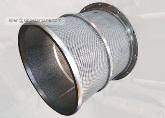 stainless steel 304ss pressure screen hole basket for pulp mill