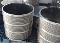 paper machine stainless steel wedge wire slotted outflow pressure screen basket