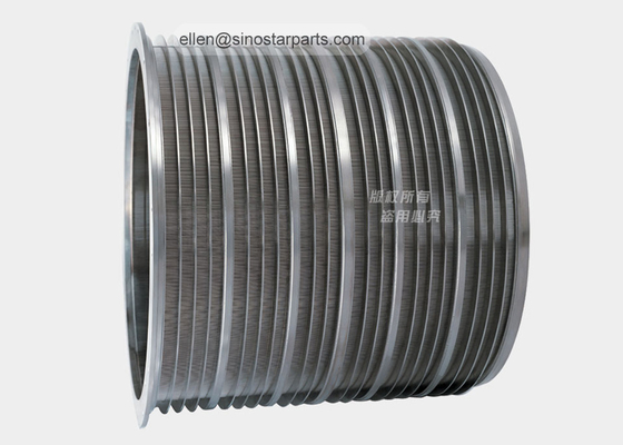 corrugated paper making industry stainless steel wedge wire screen basket