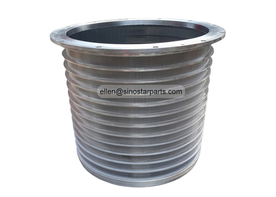 corrugated paper making industry stainless steel wedge wire screen basket