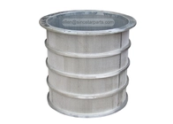 stainless steel drilled screen cylinder paper pulp screen basket