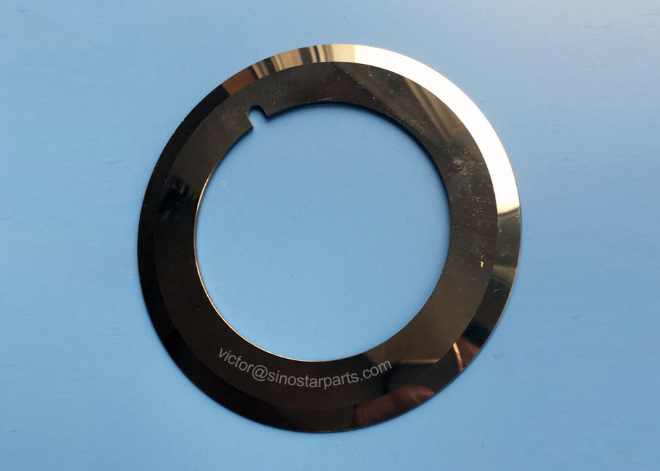 tungsten carbide circular dished top slitter knife for paper slitting machine