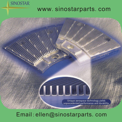 deep groove refiner disk for pulp grinding