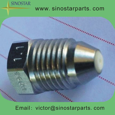 high pressure needle jet nozzle for paper making