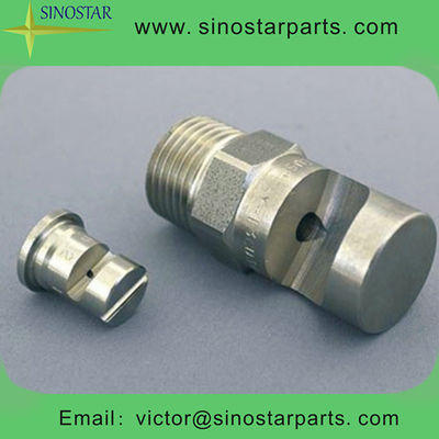 Self-cleaning Flat Fan Spray Nozzles
