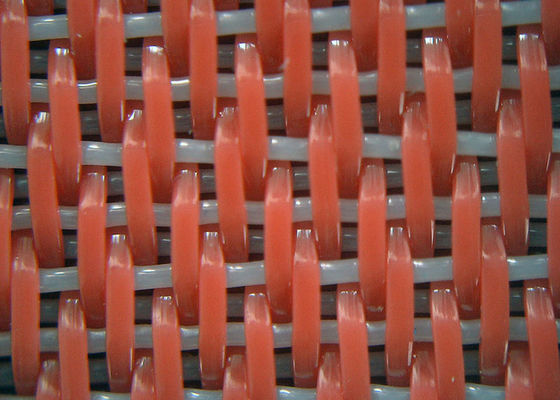 paper making industry plain weave polyester flat wire dryer screen