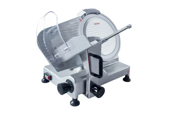 Standard Meat Slicer 9"/10"/12" - Aluminum-Magnesium Alloy, Polished & Anodized, Manual Gravity Feed
