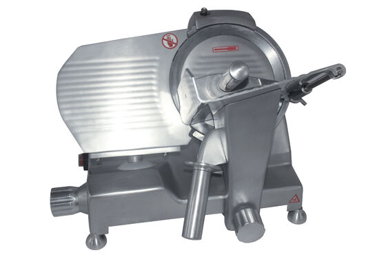 Deluxe Meat Slicer 9"/11"/12" - Aluminum-Magnesium Alloy, Polished & Anodized, Manual Gravity Feed