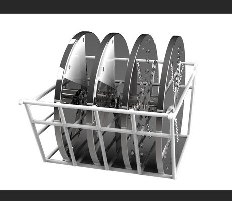 Multifunctional Vegetable Cutter, Stainless Steel Multi-Blade Disc Set, Quick Change Disc Design, Suitable for Slicing, Julienning, and Dicing
