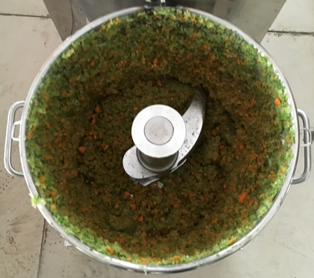 Food Cutting Machine - Variable High-Speed Mixing Control, Safety Interlock Protection, Continuous Ingredient Feeding