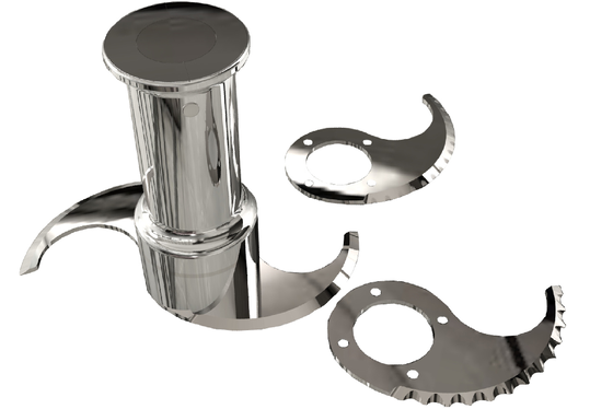 Food Cutting Machine - Variable High-Speed Mixing Control, Safety Interlock Protection, Continuous Ingredient Feeding