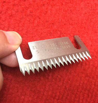 Custom Made Serrated Blade Food Packaging Sealing Blade sharp Durable Serrated Blade for Film Cutting