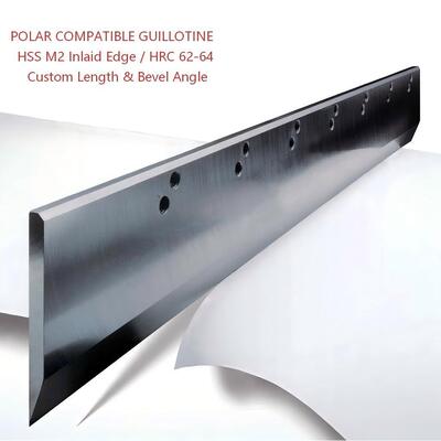High-Precision Replacement Polar Paper Cutter Knife / Guillotine Blade For Polar MohR Cutting Machines
