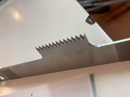 Perforation Knife, Serrated Strip Blade, Tooth Cutting Blade, Packaging Machine Knife, Bagging Machine Perforation Blade