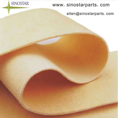 Single layer BOM paper making felt press belt