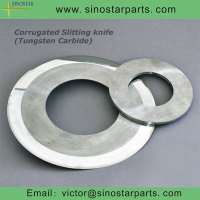 tungsten carbide corrugated slitting knife