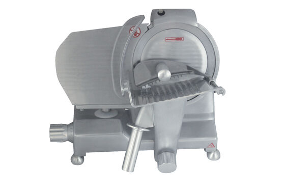 Deluxe Meat Slicer 9"/10"/12" - Aluminum-Magnesium Alloy, Polished & Anodized, Manual Gravity Feed
