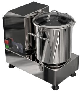 Food Cutting Machine - Variable High-Speed Mixing Control, Safety Interlock Protection, Continuous Ingredient Feeding